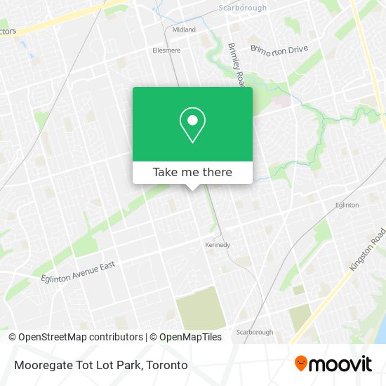 Mooregate Tot Lot Park map