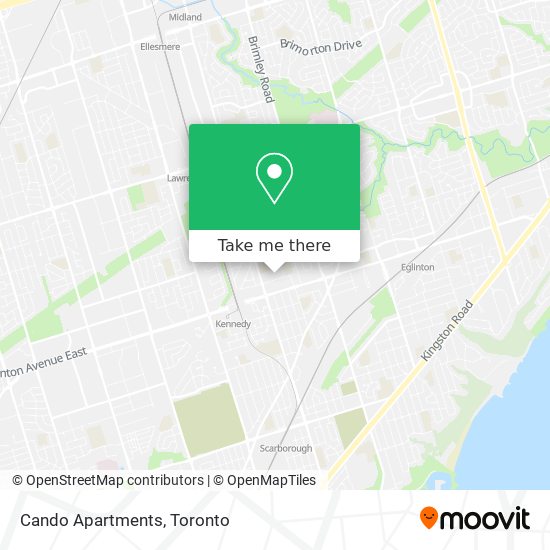 Cando Apartments map