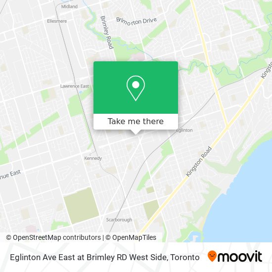 Eglinton Ave East at Brimley RD West Side map