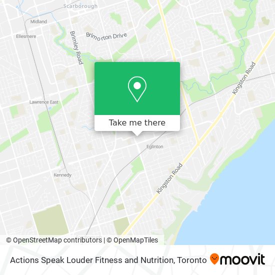 Actions Speak Louder Fitness and Nutrition map