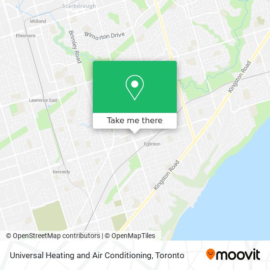 Universal Heating and Air Conditioning map