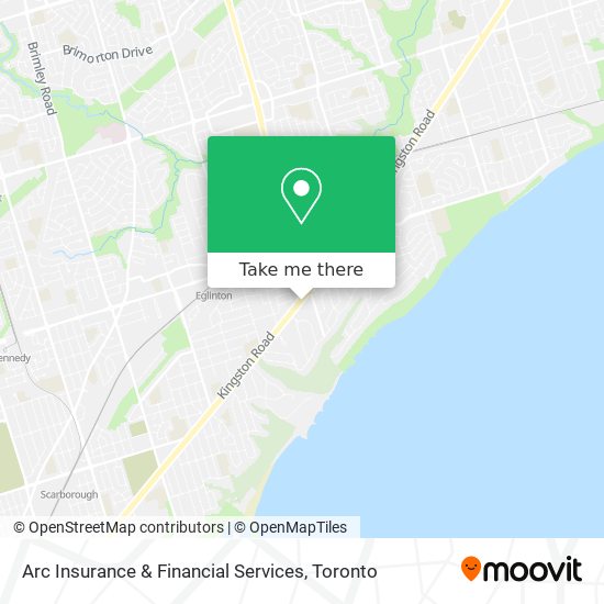 Arc Insurance & Financial Services map