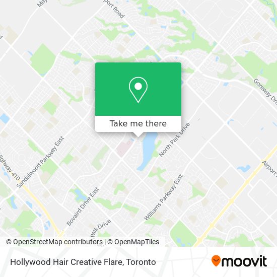 Hollywood Hair Creative Flare map