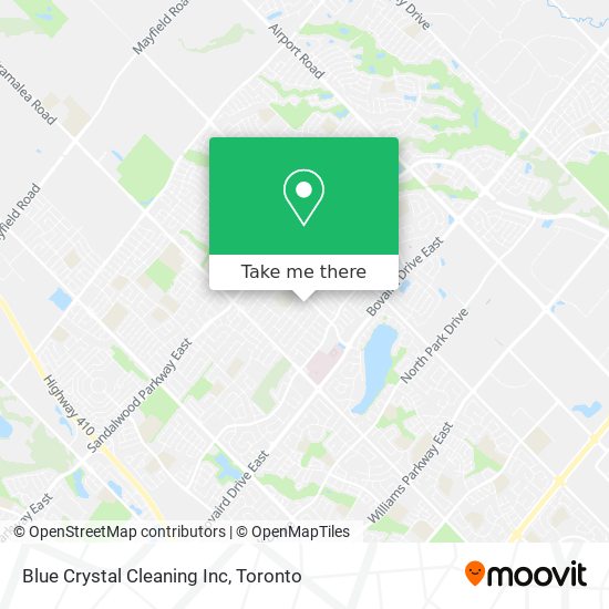 Blue Crystal Cleaning Inc map