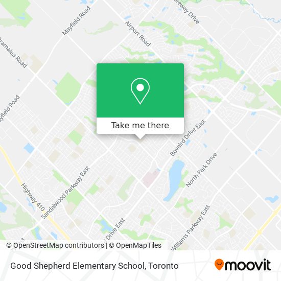 Good Shepherd Elementary School map