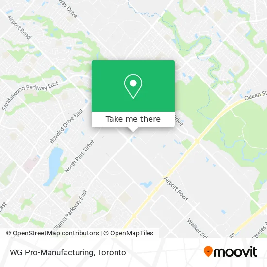 WG Pro-Manufacturing map