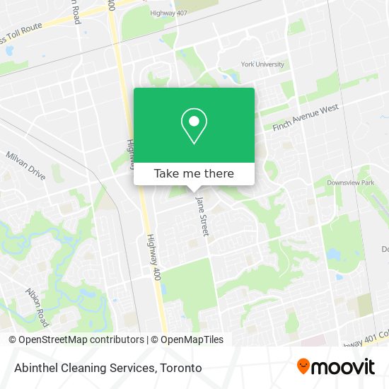 Abinthel Cleaning Services map