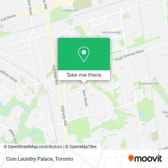 Coin Laundry Palace map