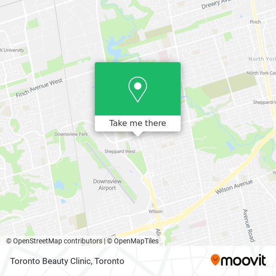 Toronto Beauty Clinic map