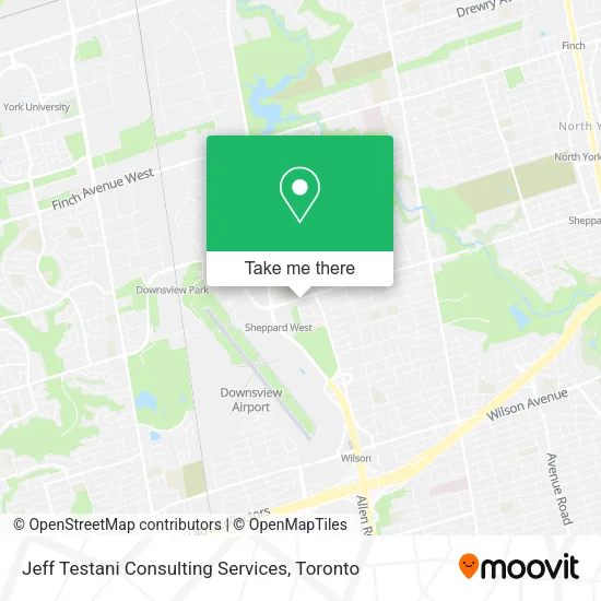 Jeff Testani Consulting Services map