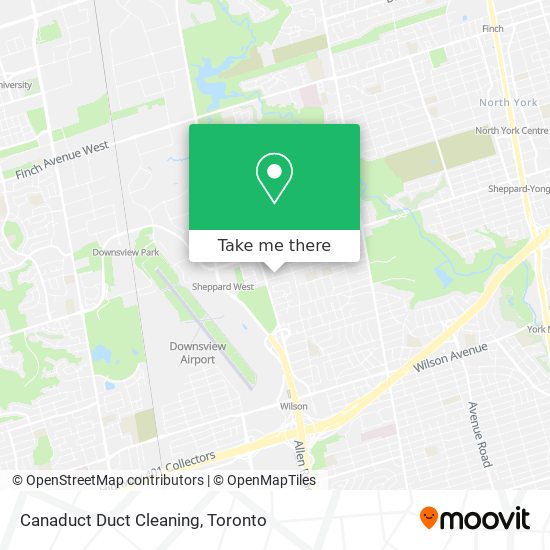 Canaduct Duct Cleaning map