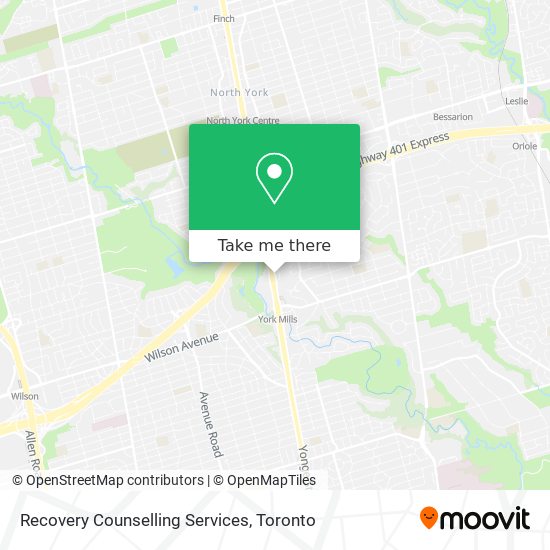 Recovery Counselling Services map