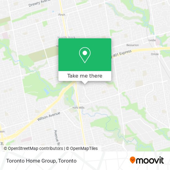 Toronto Home Group map