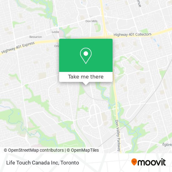 Life Touch Canada Inc map