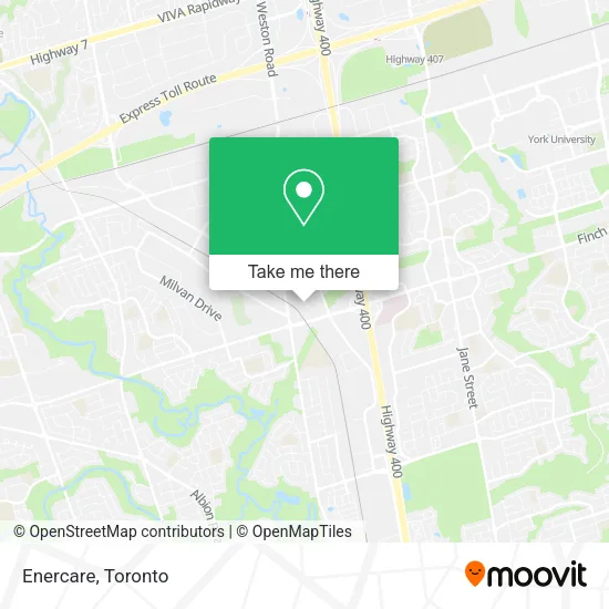 Enercare map