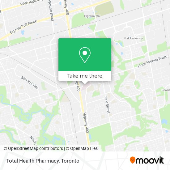 Total Health Pharmacy map