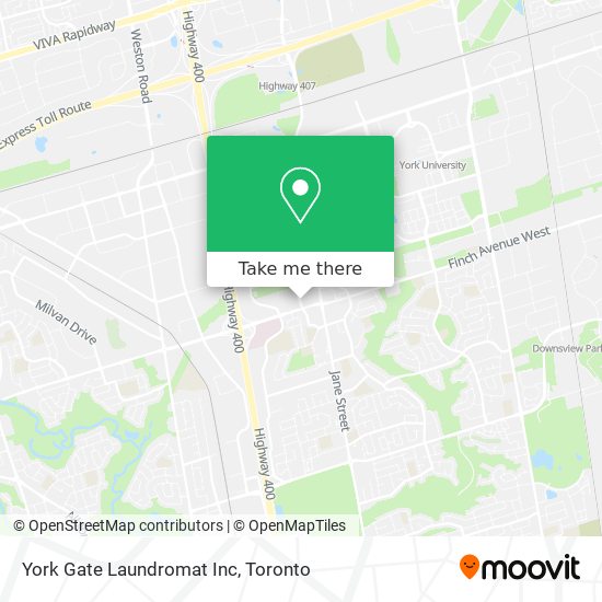 York Gate Laundromat Inc map