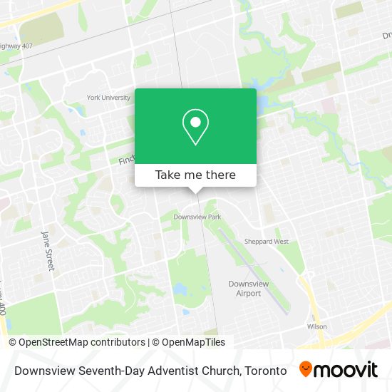 Downsview Seventh-Day Adventist Church map