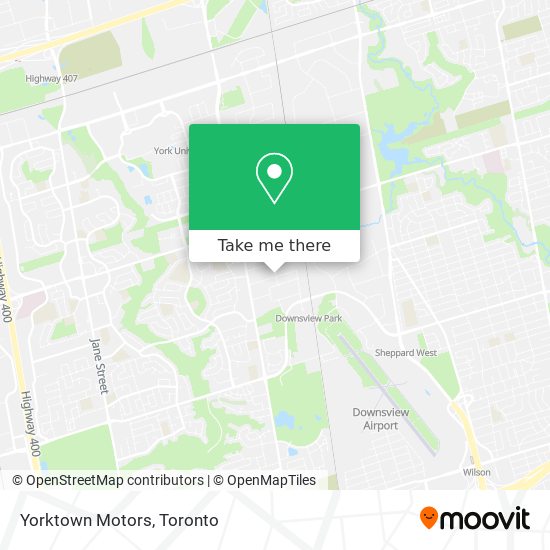 Yorktown Motors map