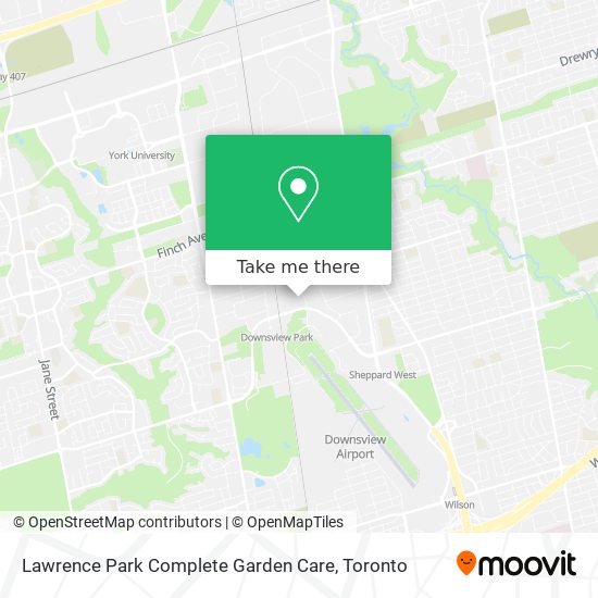 Lawrence Park Complete Garden Care map