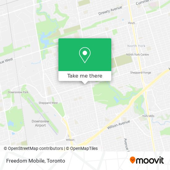 Freedom Mobile map