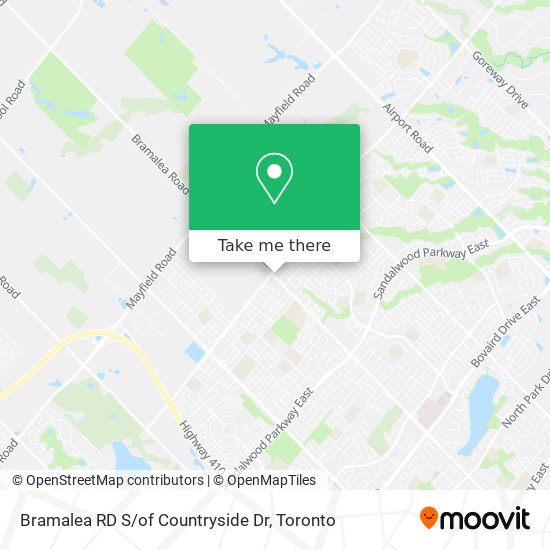 Bramalea RD S / of Countryside Dr map