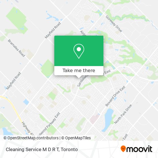 Cleaning Service M D R T map