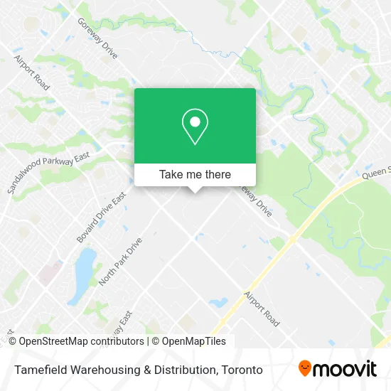Tamefield Warehousing & Distribution map