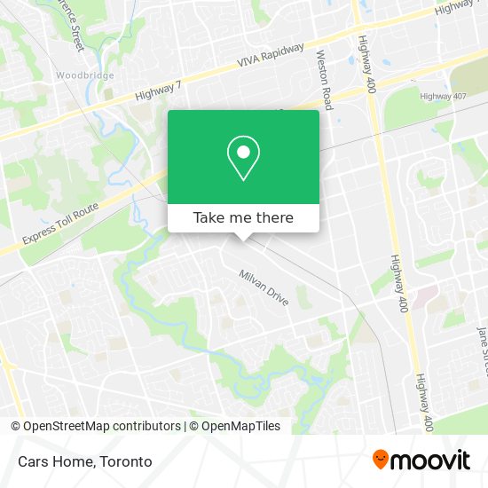 Cars Home map