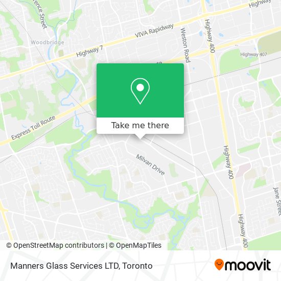 Manners Glass Services LTD map