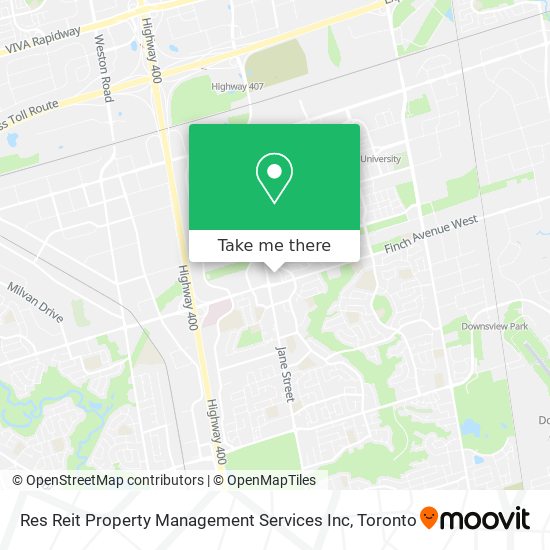 Res Reit Property Management Services Inc map