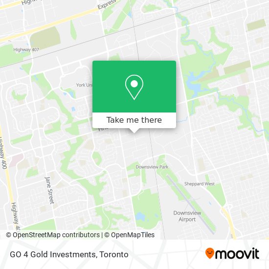 GO 4 Gold Investments map