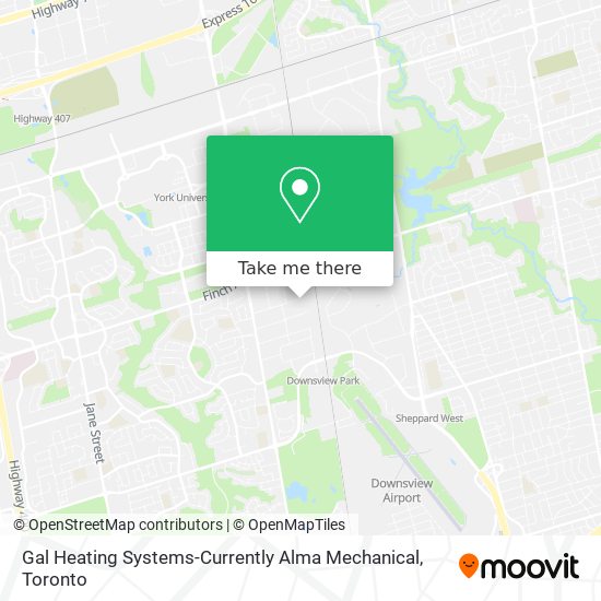 Gal Heating Systems-Currently Alma Mechanical map