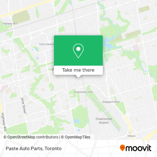 Paste Auto Parts map