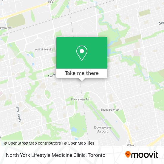 North York Lifestyle Medicine Clinic map