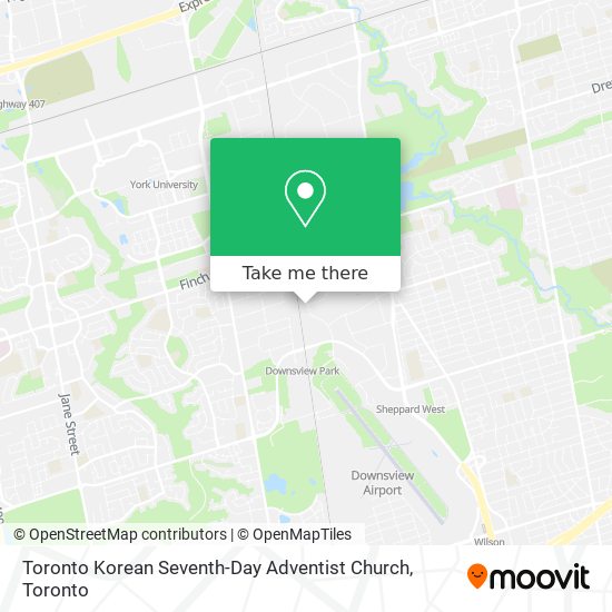Toronto Korean Seventh-Day Adventist Church map