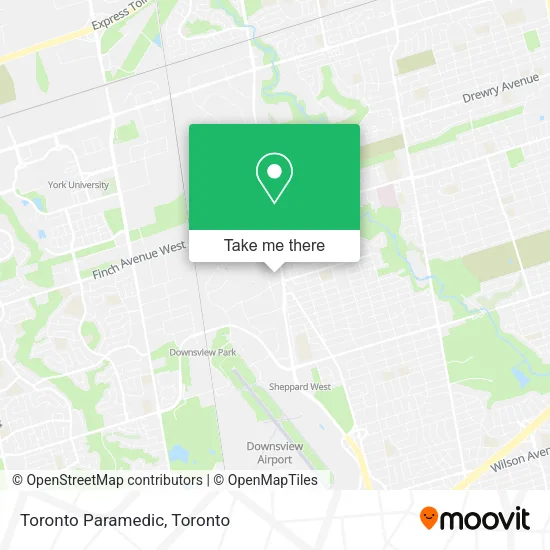 Toronto Paramedic map