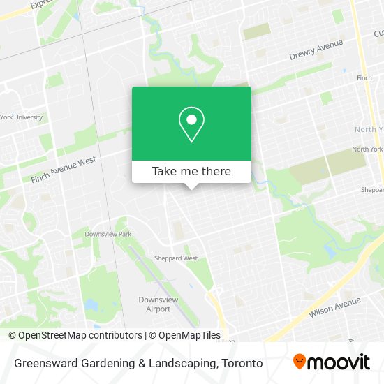 Greensward Gardening & Landscaping map