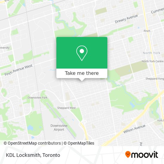 KDL Locksmith map