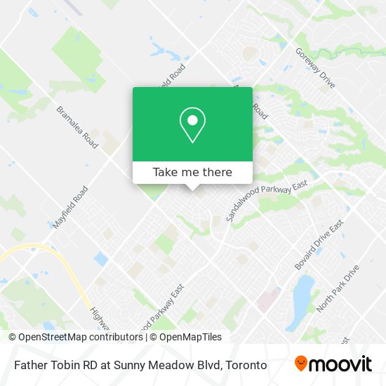 Father Tobin RD at Sunny Meadow Blvd map