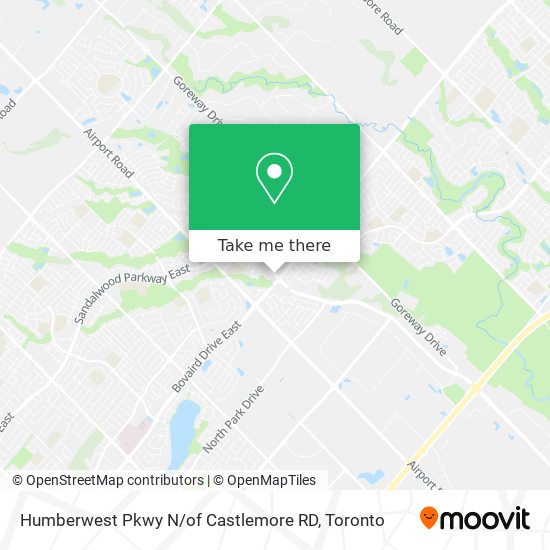 Humberwest Pkwy N / of Castlemore RD map