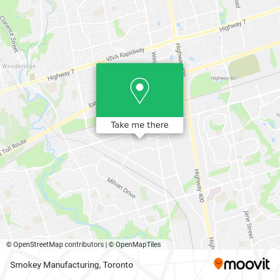 Smokey Manufacturing map
