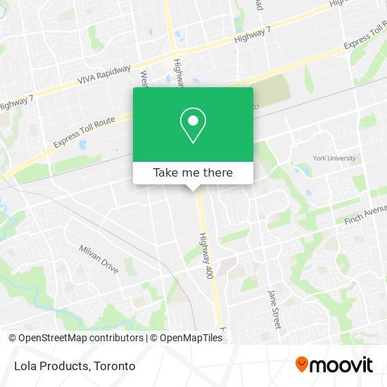 Lola Products map