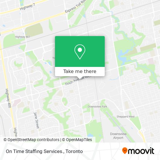 On Time Staffing Services. map