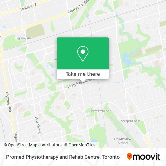 Promed Physiotherapy and Rehab Centre map