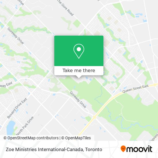 Zoe Ministries International-Canada map
