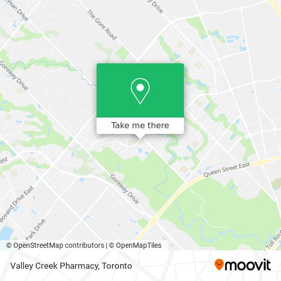 Valley Creek Pharmacy map