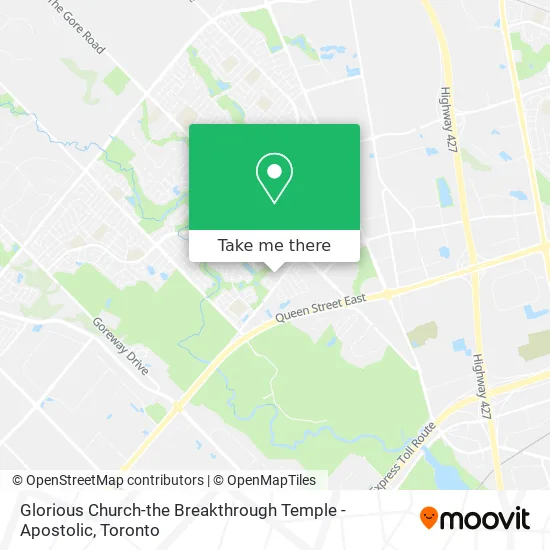 Glorious Church-the Breakthrough Temple - Apostolic map