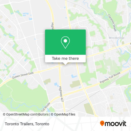 Toronto Trailers map