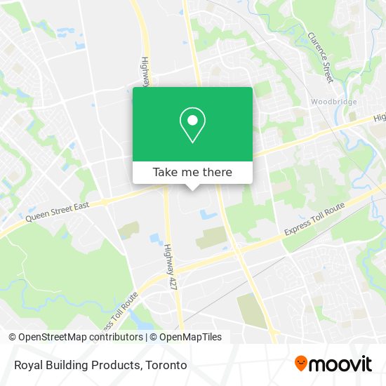 Royal Building Products map